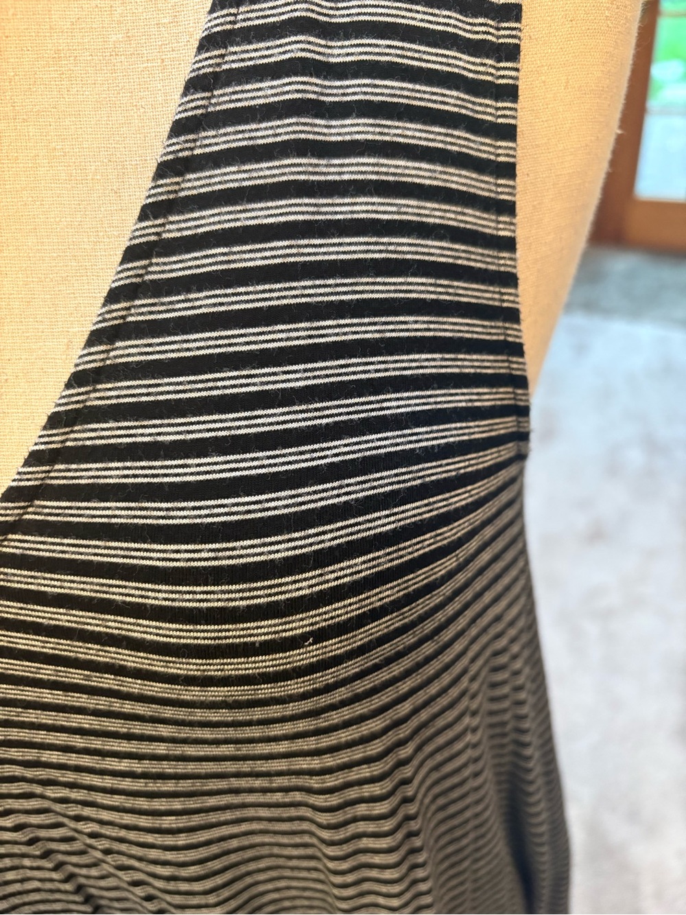 American Eagle Outfitters Black & White Striped Cover Up Dress - Picture 3 of 5